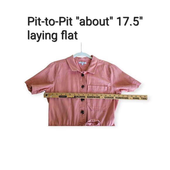 Madewell Strawberry Custard Utility Pantsuit Size 04 - Picture 9 of 13